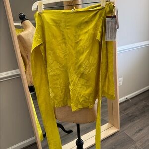 Silvia Tcherassi Yellow Floral shorts L